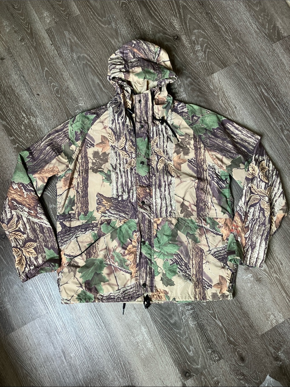 10X Realtree Multicolor Gore-Tex Camo Jacket - Green, Brown, Tan